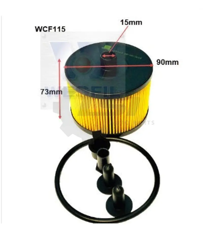 Wesfil Fuel Filter For Citroen C5 Ford Focus Peugeot 307 308 407 Volvo C70 S40 1