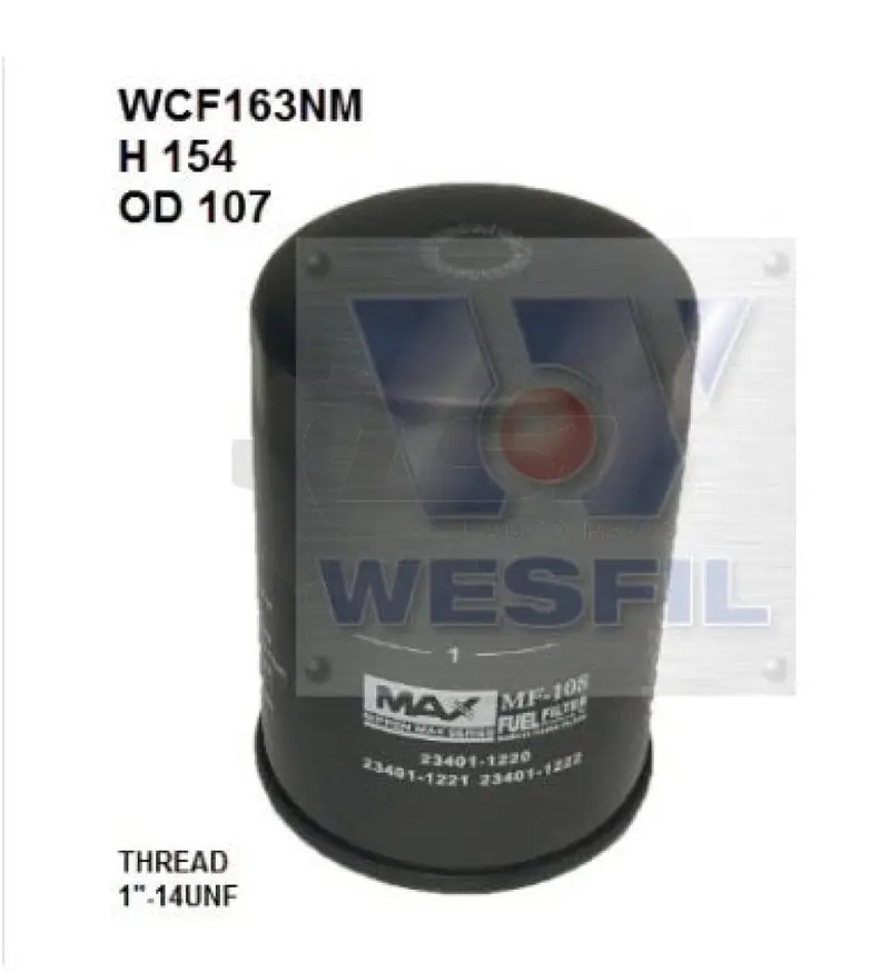Wesfil Fuel Filter For Hino 700 Super Dolphin 1