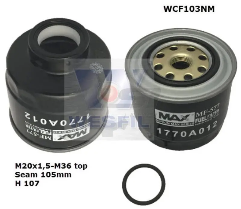 Wesfil Fuel Filter For Mitsubishi Challenger Triton 1