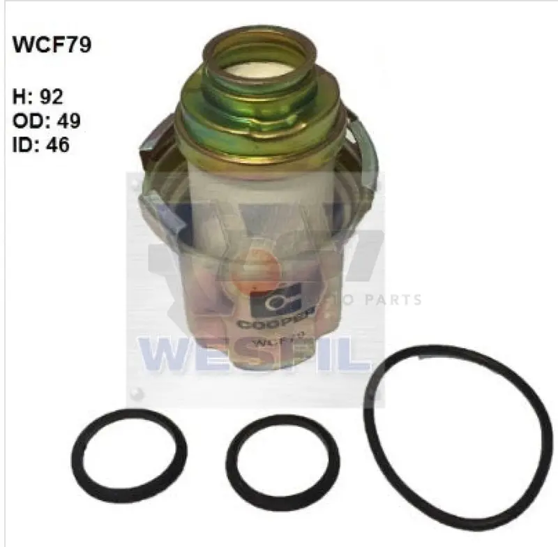 Wesfil Fuel Filter For Subaru Liberty Outback Liberty Tribeca 1