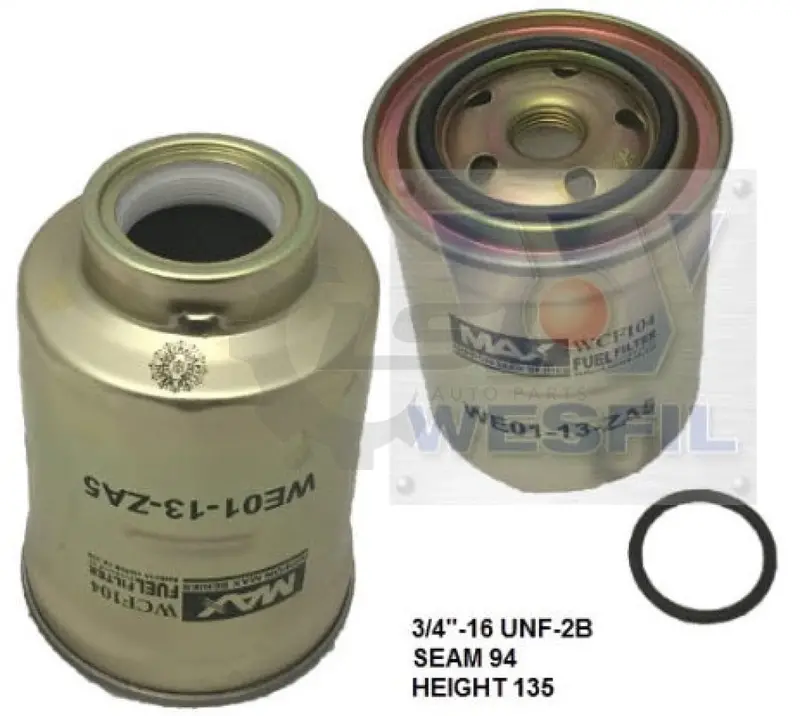 Wesfil Fuel Filter For Toyota Prado Subaru Outback Forester Mazda 6 3 Cx-8 Bt50 1