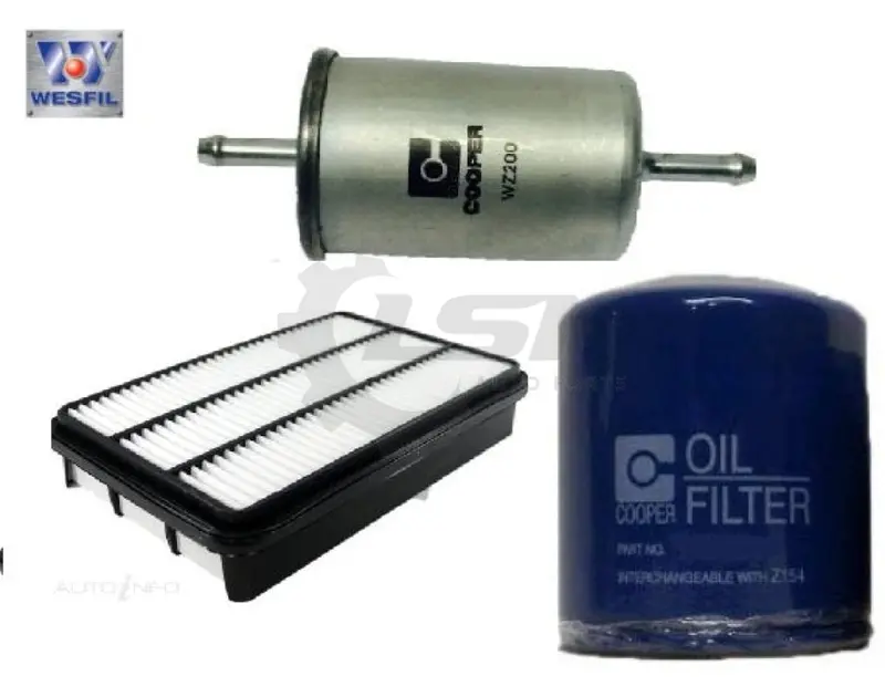 Wesfil Oil Air Fuel Filter Service Kit For Holden Frontera Mx 2.2L 3.2L 99-04 1