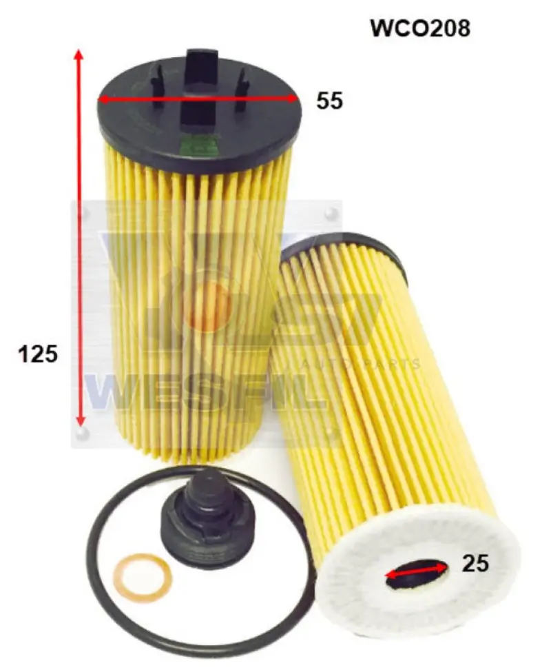 Wesfil Oil Filter For Mini Wco208 1
