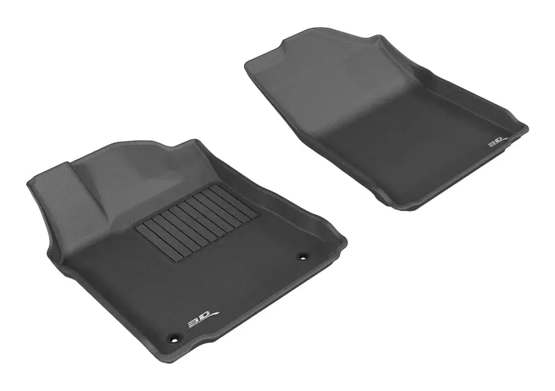 3D Maxpider First-Row Floor Mats For 2013–2018 Toyota Avalon Kagu – Black 1