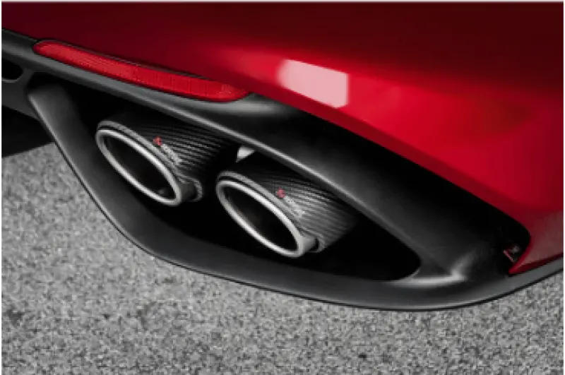 Akrapovič Evolution Line Titanium Cat-Back Exhaust System For 2017–2019 Alfa Romeo Giulia Quadrifoglio 1