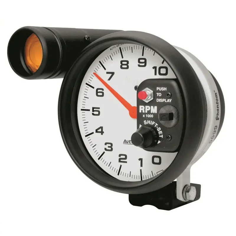 Autometer Phantom 5 Inch 10000 Rpm Shift-Lite Tach 1