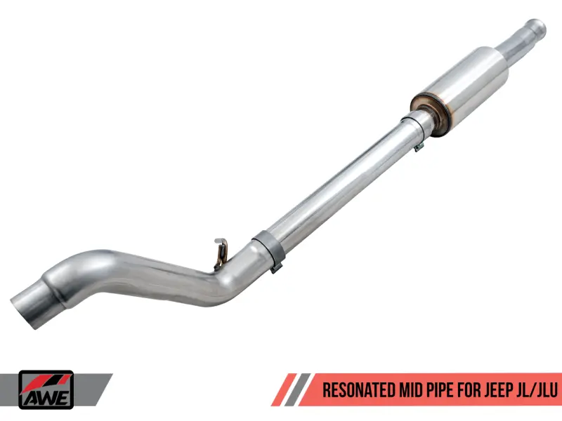 Awe Tuning Resonated Mid-Pipe For 2018+ Jeep Wrangler Jl/Jlu With 3.6L Pentastar Engine 1