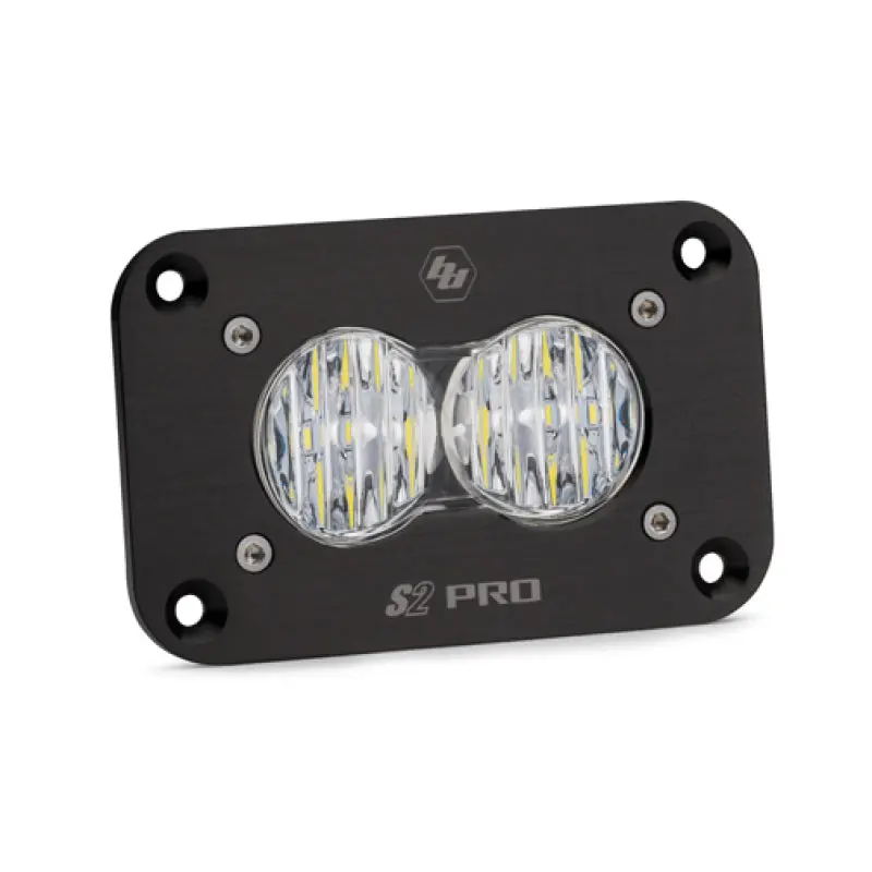 Baja Designs S2 Pro Led Work Light — Flush-Mount, Wide Cornering Beam, Clear Lens 1