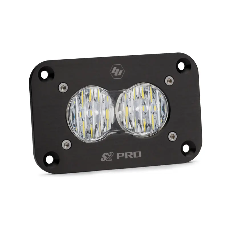 Baja Designs S2 Sport Led Work Light – Flush-Mount Wide Cornering Beam, Clear Lens 1