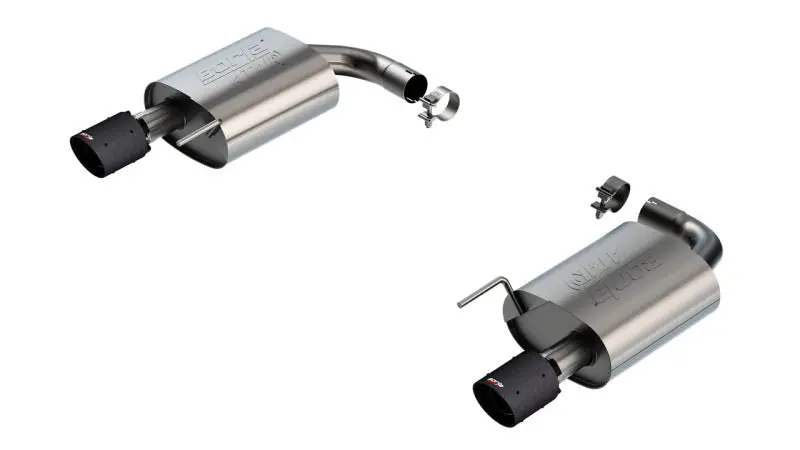 Borla Atak Axle-Back Exhaust System For 2024 Ford Mustang Gt 5.0L V8 – Carbon Fiber (Non-Active Exhaust) 1