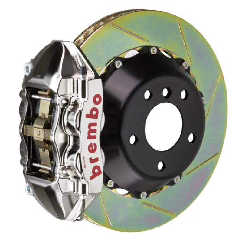 Brembo 12-17 M5 (F10) Rear Gtr Bbk 4 Piston Billet380X28 2Pc Rotor Slotted Type-1- Nickel Plated 1
