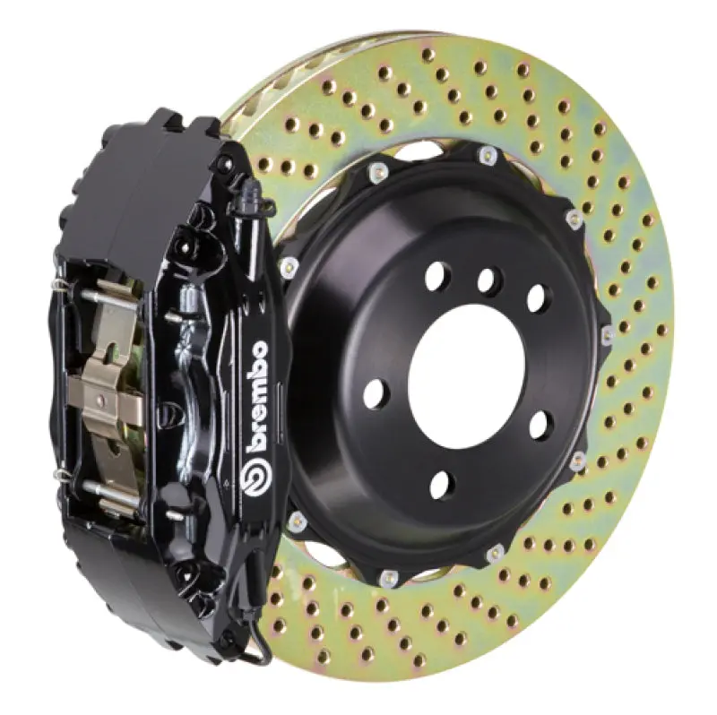 Brembo Gt Big Brake Kit – Front, 4-Piston Calipers & Two-Piece Drilled Rotors (355×32 Mm), For 2005–2008 Dodge Magnum V6 (Non-Awd) 1
