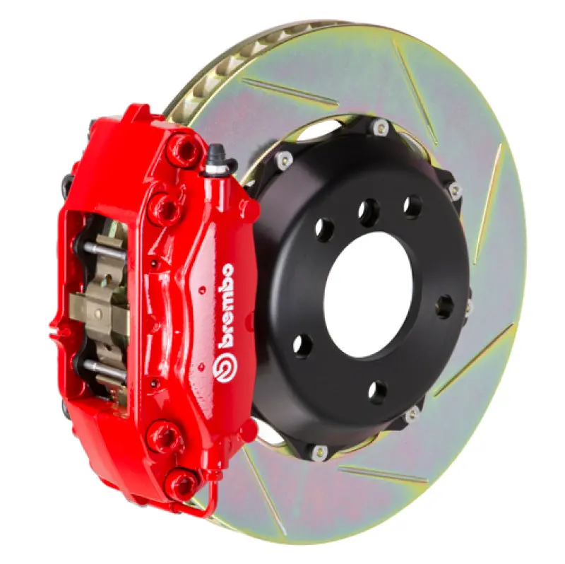Brembo Gt Rear Big Brake Kit For 2006–2009 Honda S2000 – 328X28Mm Slotted Two-Piece Rotors With 4-Piston Calipers 1