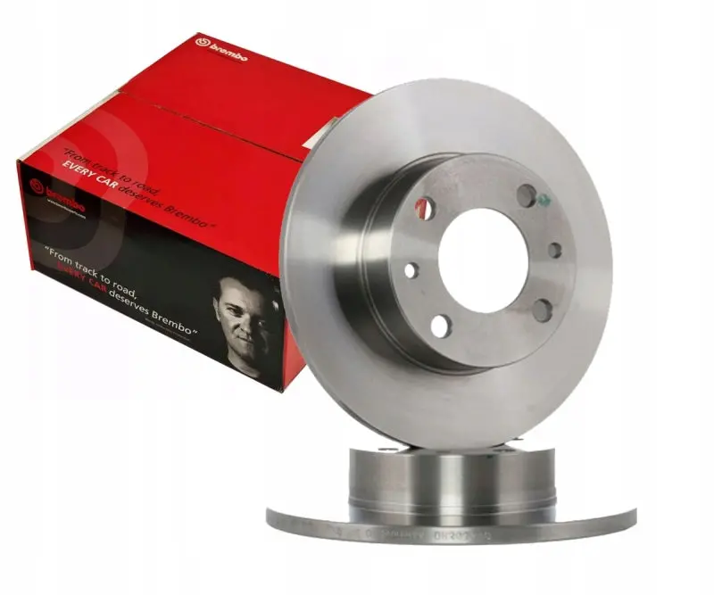 Brembo Rear Replacement Rotors For 2005–2019 Nissan Frontier & 2005–2015 Xterra – Uv-Coated Oe-Equivalent Design 1