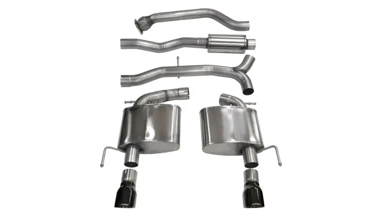 Corsa Performance Dual Exhaust System For 2013–2014 Cadillac Ats Sedan 2.0L Automatic 1