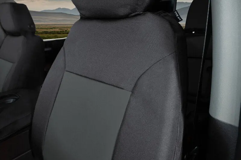 Covercraft Endura Precisionfit Seat Covers For 2017–2024 Nissan Armada – Front Row, Black/Charcoal 1