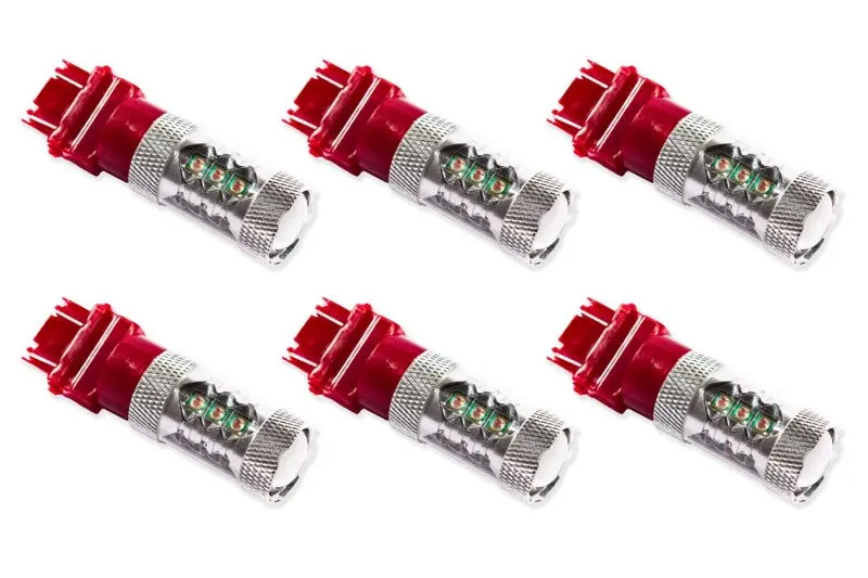 Diode Dynamics Xp80 Led 3157 Bulbs — Red, 6-Pack For Brake/Tail/Signal Applications 1
