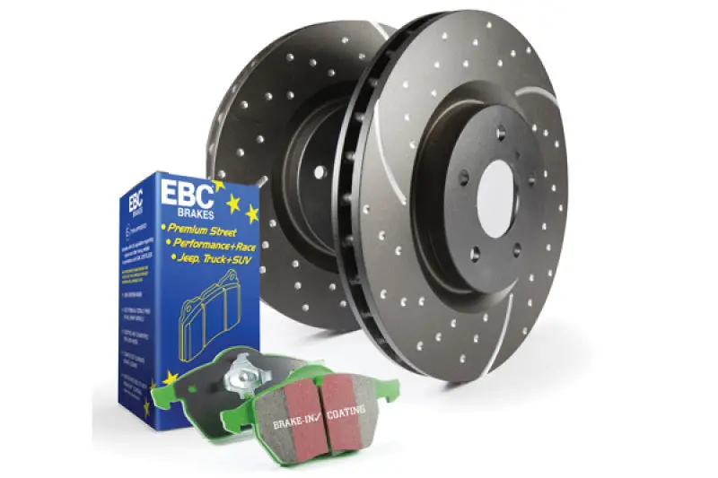 Ebc S10 Greenstuff Brake Pad And Gd Rotor Kit – Street Performance Package 1