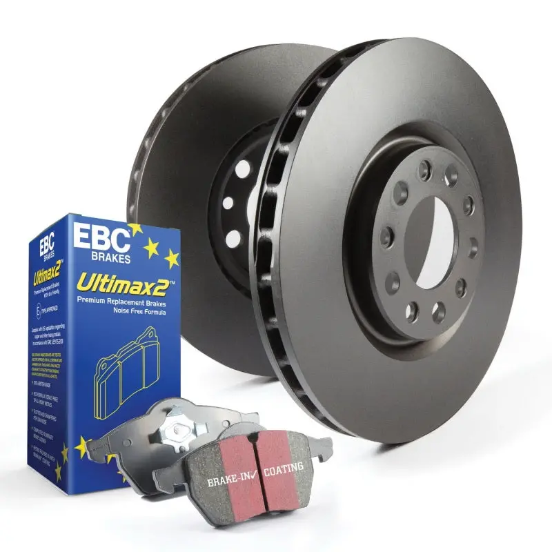 Ebc Ultimax S1 Brake Kit: Premium Ceramic Pads & Drilled & Slotted Rotors 1