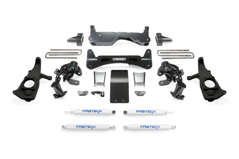 Fabtech 6-Inch Lift System With Performance Shocks For 2011–2019 Gm 3500Hd 2Wd/4Wd 1
