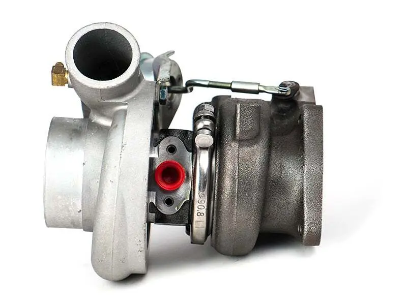 Forced Performance Dsm-Style Red Uhf Turbocharger – 84Mm Ch8Cm Turbine Housing With Wastegate On O2 Flange 1