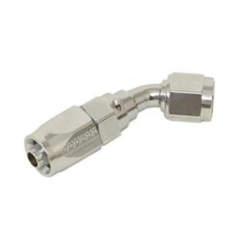 Fragola Pro-Flow -6An 45° Swivel Hose End – Chrome Finish 1