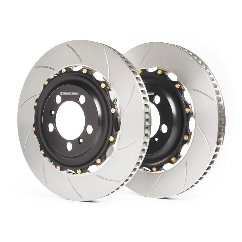 Girodisc Slotted Front Brake Rotors For Ferrari 360 Modena Challenge 1