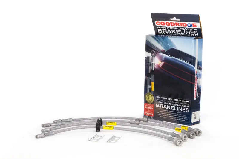 Goodridge Stainless Steel Brake Line Kit For 2004–2013 Mazda 3 And Mazdaspeed3 1
