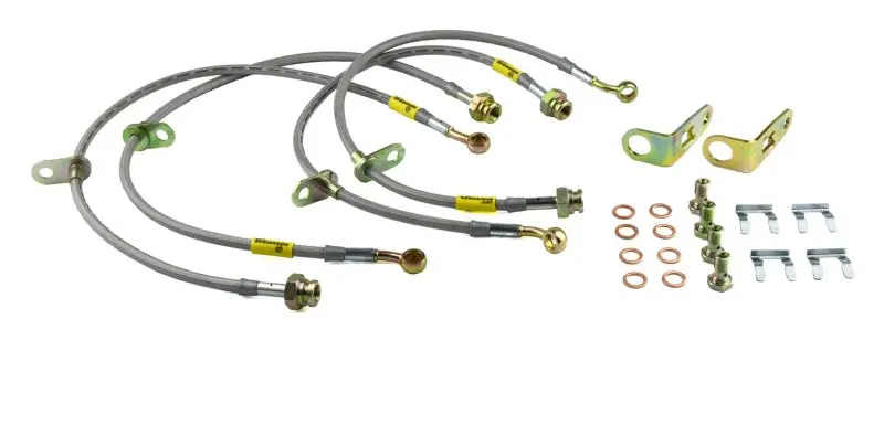 Goodridge Stainless Steel Brake Line Kit For 2006–2011 Honda Civic (Rear Disc Models) 1
