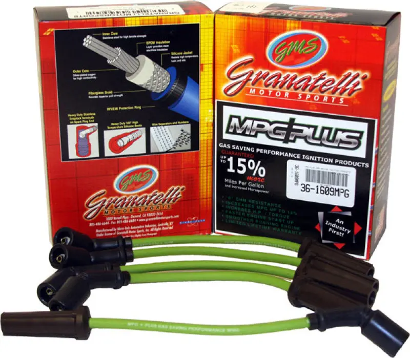 Granatelli Mpg Plus Ignition Wires For 1980–1983 Volkswagen Vanagon 2.0L 4-Cylinder 1