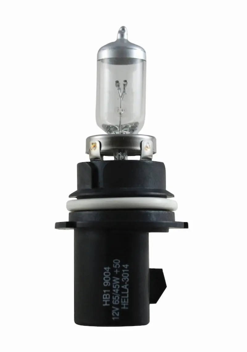 Hella 9004 Halogen Bulbs – 12V, 65/45W Dual-Filament, P29T Base, Enhanced +50 Output (Pack Of 2) 1