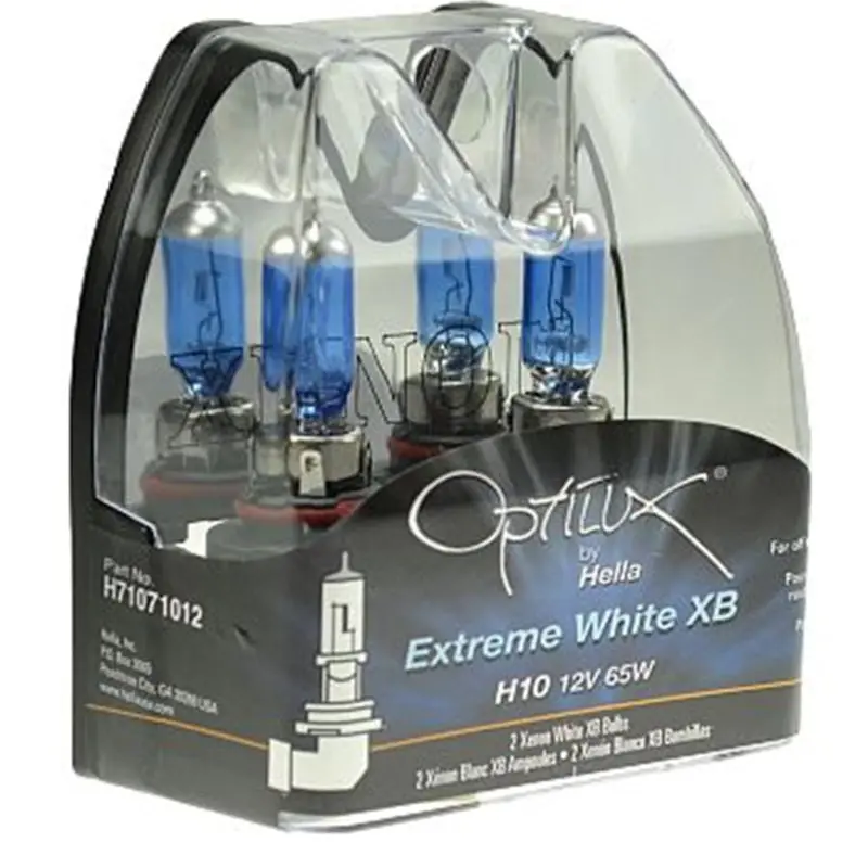 Hella 9005 Xenon White Halogen Headlight Bulbs – 12V, 65W (Pair) 1