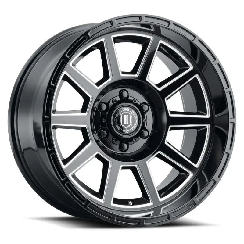 Icon Recoil Gloss Black Milled Spoke Wheel: 20X10 1