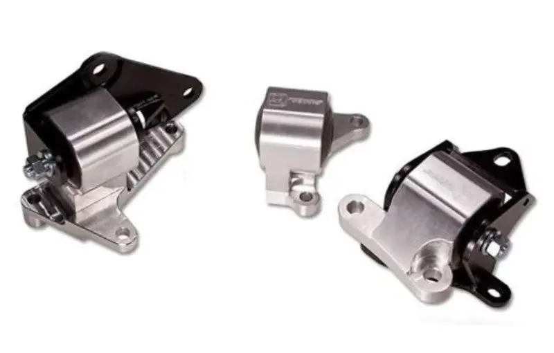 Innovative Motor Mounts For 1996–2000 Honda Civic And Crx H-Series – Black Aluminum With 75A Bushings 1