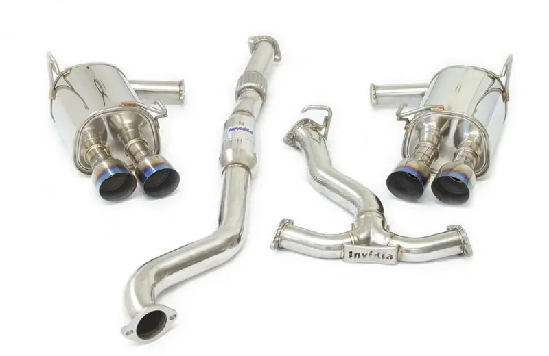 Invidia Q300 Cat-Back Exhaust – Titanium Burnt Finish, Quad Tips, For 2022+ Subaru Wrx 1