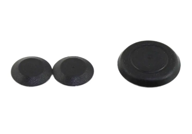 Kentrol Tailgate Plug Set – Powder-Coated Black, For 2007–2018 Jeep Wrangler Jk 1