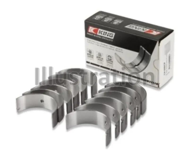 King Engine Bearings Rod Set – Oversize +0.75Mm, Compatible With Mitsubishi 6G72 (3.0L) & 6G73 (2.5L) V6 Engines 1