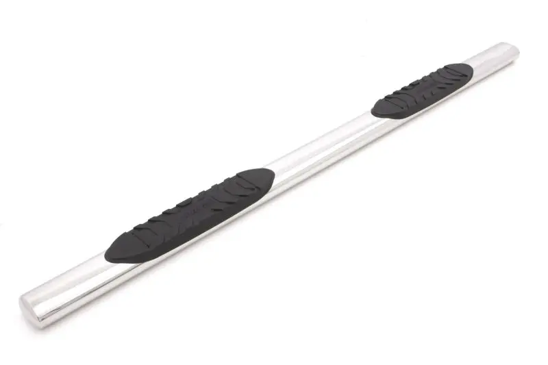 Lund Stainless Steel Nerf Bars – 5-Inch Oval, Polished Finish For 2001–2013 Chevy Silverado 1500 Crew Cab 1