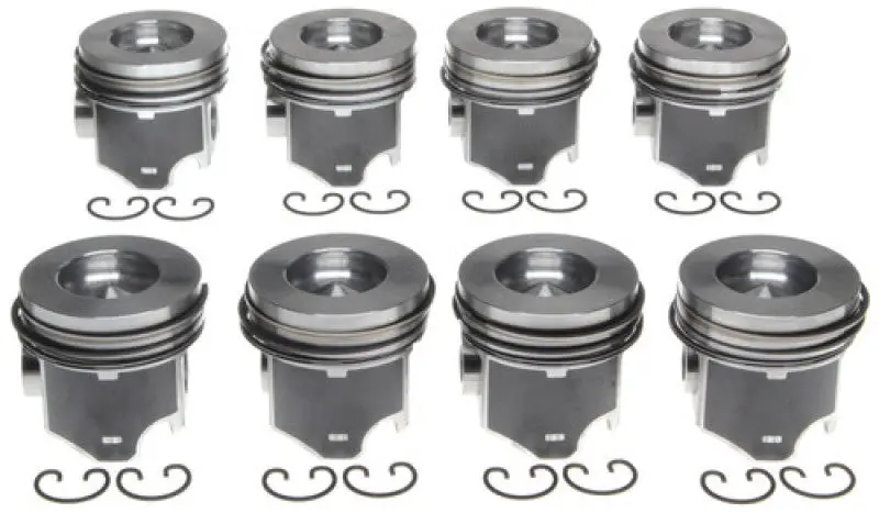 Mahle Oe Gmc Pass & Trk 350 5.7L Eng 1967-85 Piston Set (Set Of 8) 1