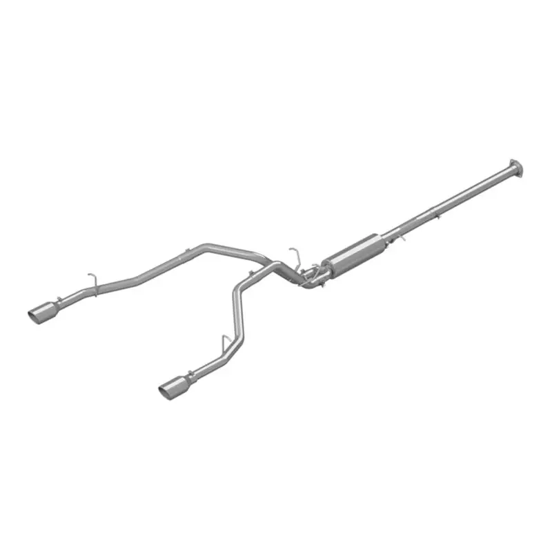 Mbrp T304 Stainless Steel Cat-Back Exhaust For 2019 Ram 1500 5.7L – Dual Exit, 2.5" System With 4.5" Tips (Crew & Quad Cab Only) 1