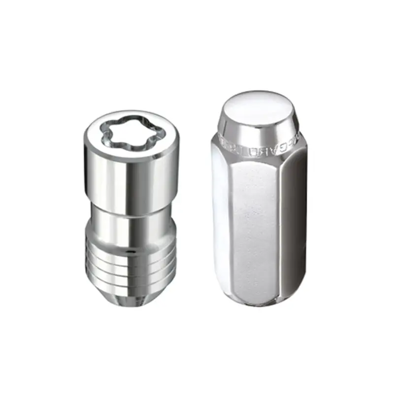 Mcgard 8 Lug Hex Install Kit W/Locks (Cone Seat Nut) M14X1.5 / 13/16 Hex / 1.945In. L - Chrome 1