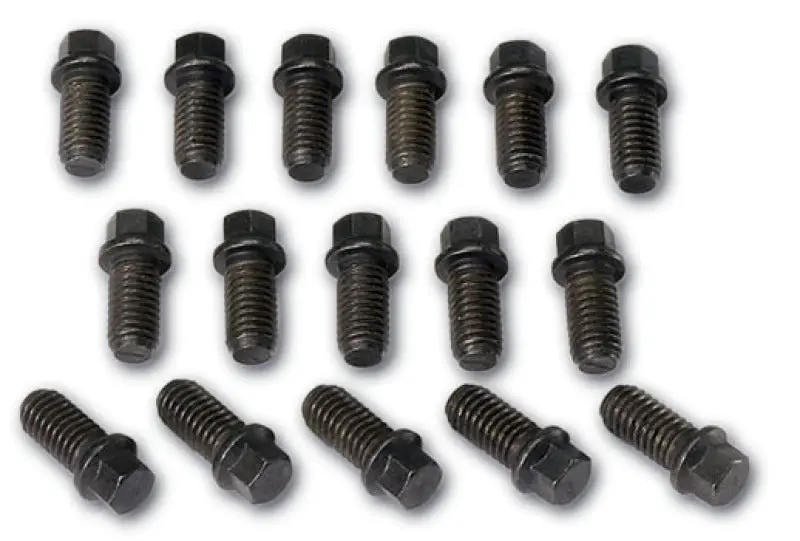 Moroso Steel Header Bolts — 3/8"-16 Thread, 16-Piece Set For Exhaust Manifolds 1