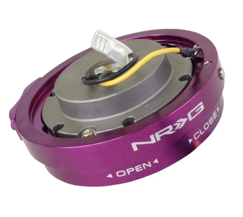 Nrg Purple Thin Profile Quick-Release Steering Wheel Hub 1