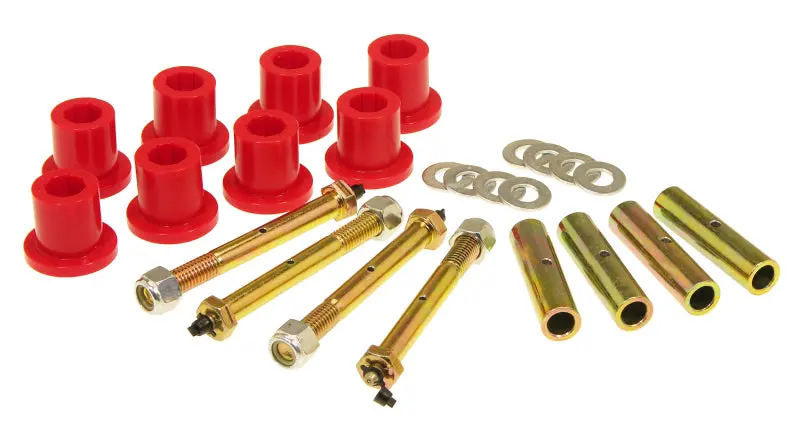 Prothane Red Polyurethane Frame Shackle Bushings For 1987–1996 Jeep Yj (Front Or Rear) 1