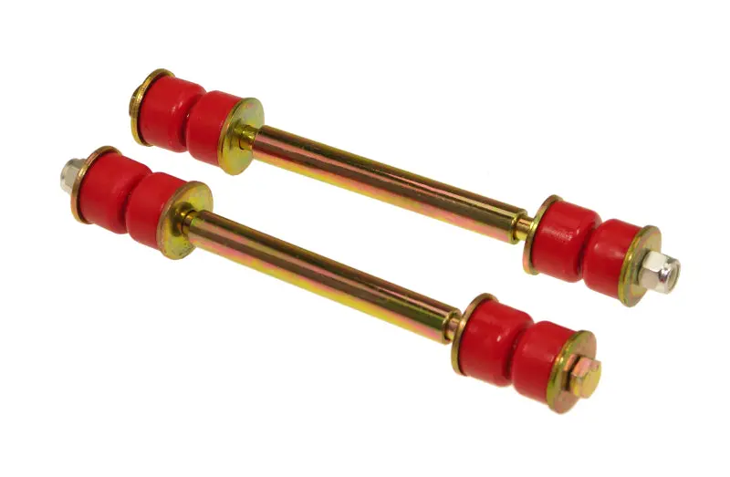 Prothane Universal Adjustable End Link Set – 6.125" Mounting Length, Red Anodized 1