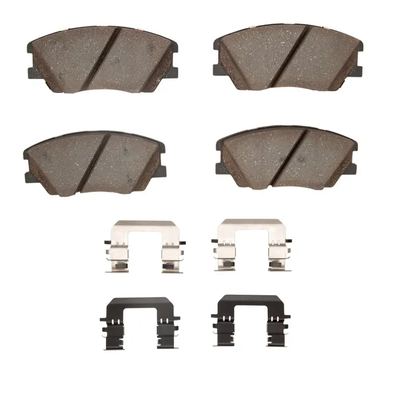 R1 Ceramic Front Brake Pad & Hardware Kit — Designed For 2020–2022 Kia Soul 1