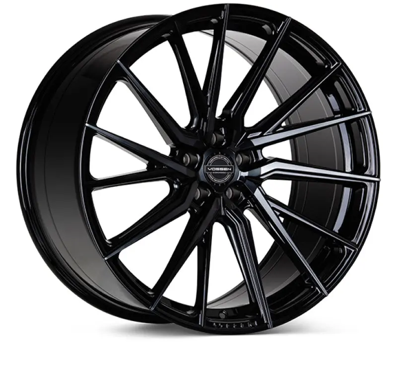 Vossen Hf-4T Forged Alloy Wheel — 21×9", 5×112, Et32, Flat Face, 66.5Mm Bore — Tinted Gloss Black (Right-Side) 1