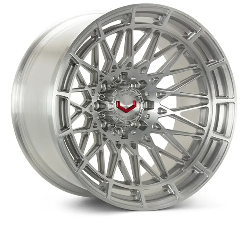 Vossen Lcx-03 Monoblock Forged Wheel – 20X10", 6X139.7Mm, Et18, Super-Deep Lip, Brushed Gloss Clear Finish 1