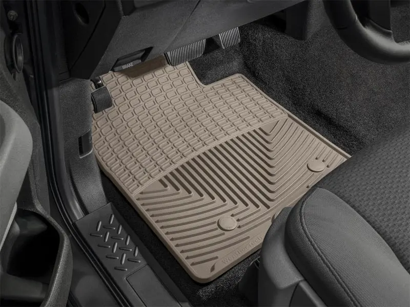 Weathertech 09+ Mercedes-Benz Glk-Class (X204) Front Rubber Mats - Tan 1