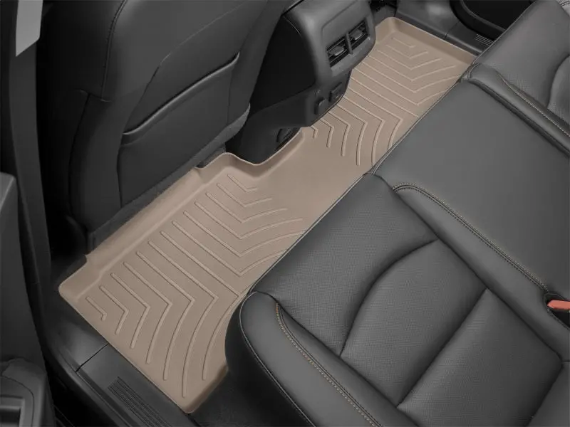 Weathertech 2017+ Land Rover Discovery Rear Floorliner - Tan 1